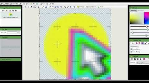 Making a cursor with real world cursor editor ( you have to download to use it )