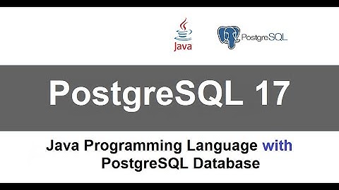 Java and PostgreSQL Database | PostgreSQL with Java database (CRUD)