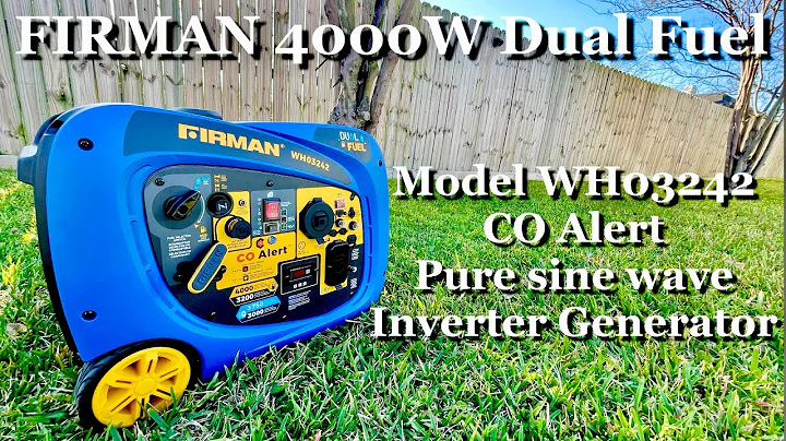 Power your life with Firman Dual Fuel Inverter Generator!