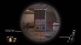 Black Ops 2 Random tomahawk across the map in hijacked!