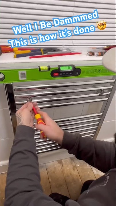 How To Install Towel Rail Like A Pro how howto diy shorts YouTube how-to-install-towel-rail-like-a-pro-how-howto-diy-shorts-youtube