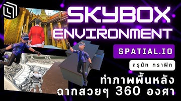 วิธีทำ Skybox และ Environment ใน Spatial.io