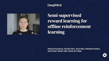 Semi supervised reward learning for offline RL