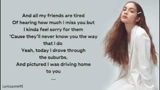 Olivia Rodrigo - drivers license (Lyrics)
