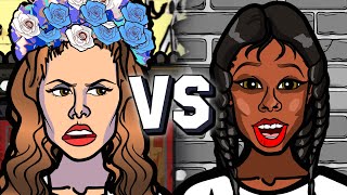 Lana Del Rey vs Azealia Banks PARODY | Hollywood Diss Match!