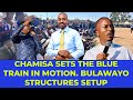 CHAMISA SETS THE BLUE TRAIN IN MOTION. BULAWAYO STRUCTURES SETUP