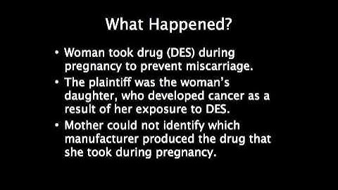 Sindell v Abbott Lab Case Summary for Law School