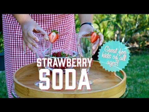 Como fazer morango Soda