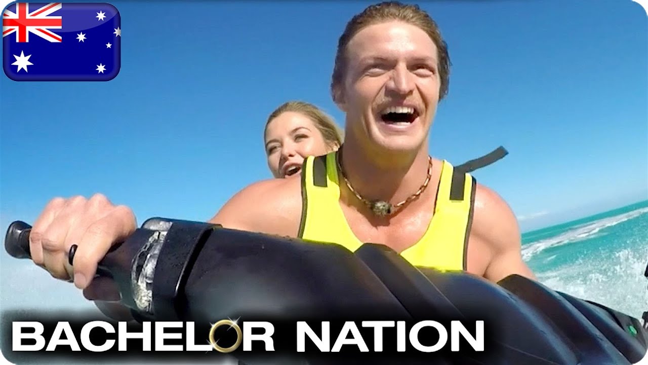Ник и Софи катаются на гидроциклах для финального свидания | Бакалавр Австралии
