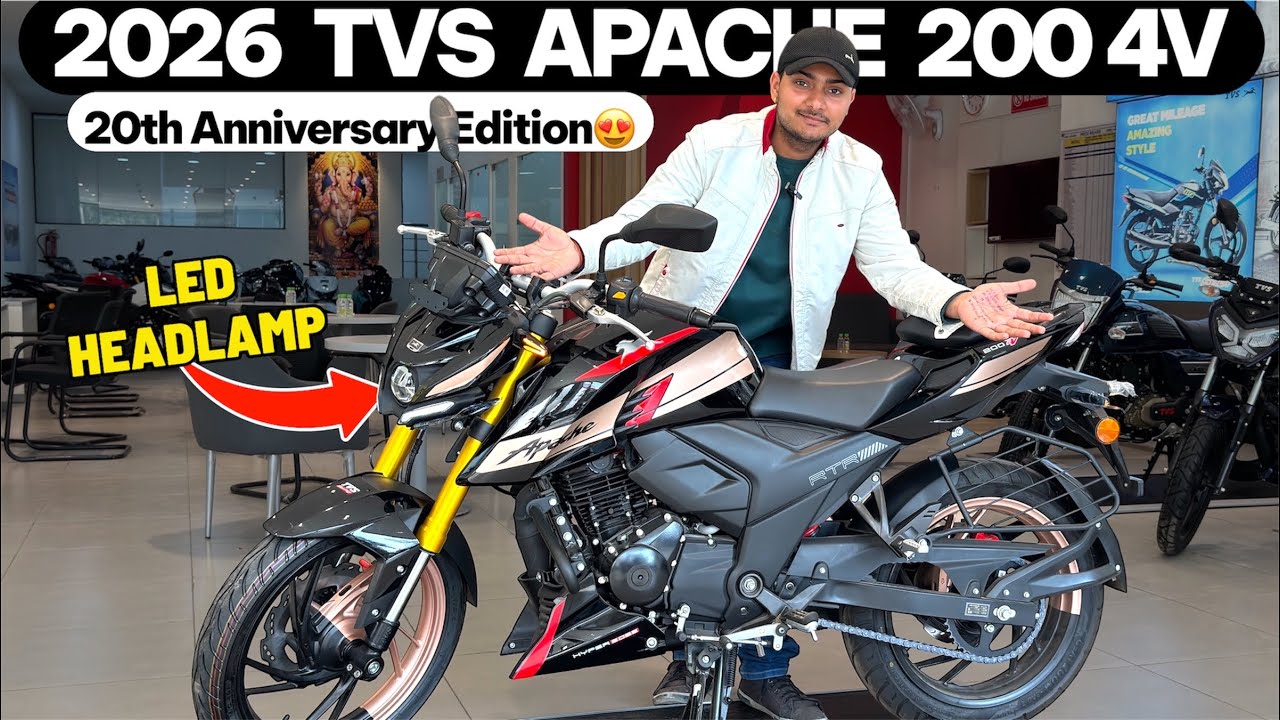 All New 2026 TVS Apache RTR 200 4V😍20th Anniversary Edition Review | ₹1.49 lakh🔥