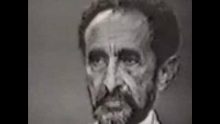 Haile Sellassie squashes the skin color argument