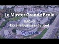 Le master grande ecole  bac5  excelia business school