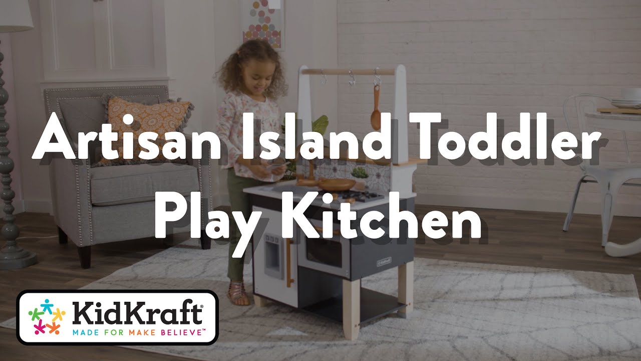 Artisan Island Play Kitchen I KidKraft Wooden Play Kitchens - YouTube