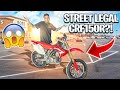 MAKING THE FIRST STREET LEGAL CRF150R !? | BRAAP VLOGS