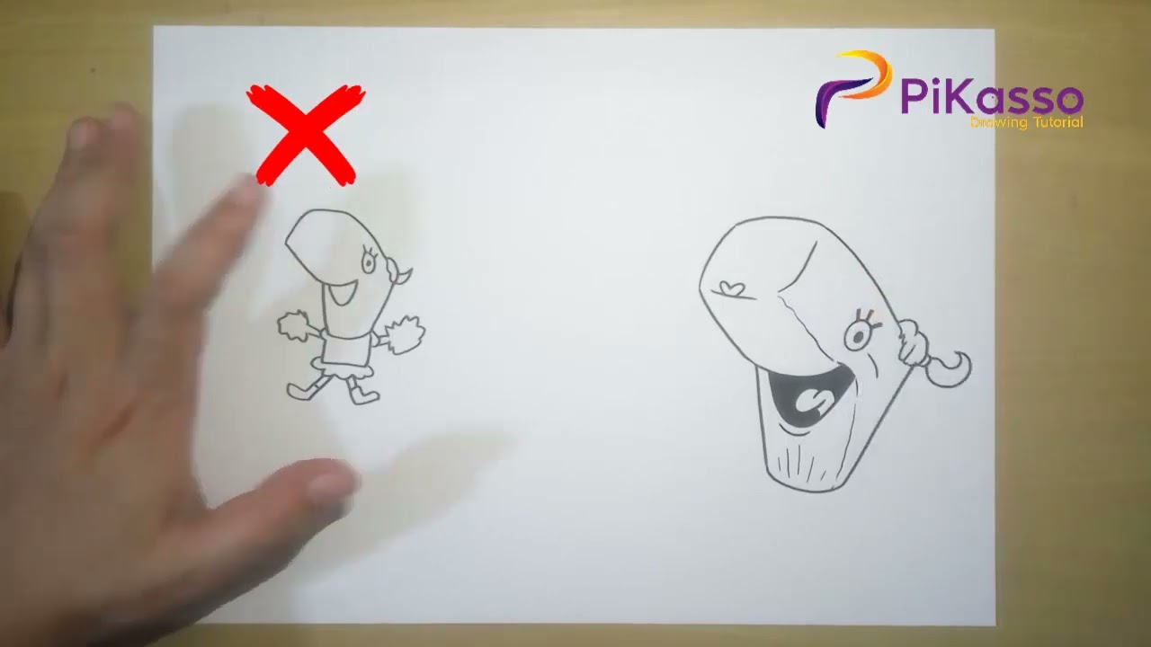How to Draw Pearl from Spongebob Step by Step