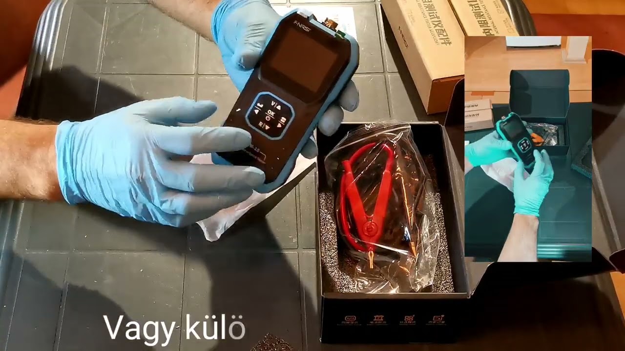FNIRSI HRM-10(Plus)akkumulátor belső ellenállás tesztelő unboxing/kicsomagolás és e. tapasztalatok 