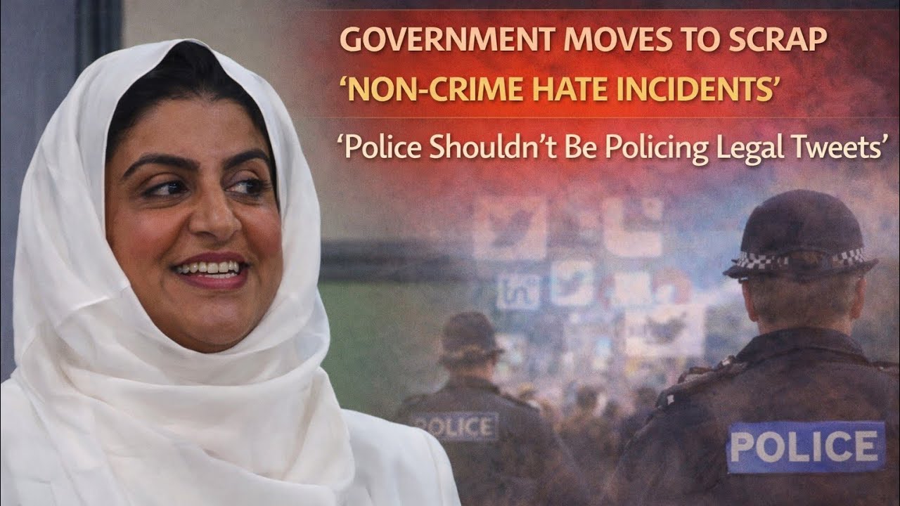 Mahmood Pushes to Rid Us of Non Crime Hate Incidents! - YouTube