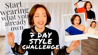 7 Day Style Challenge | Style your closet in new and different ways