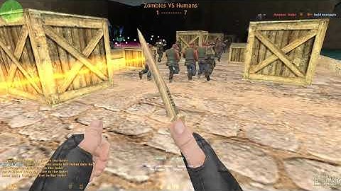 COUNTER STRIKE ZOMBIE ESCAPE MOD MAP ze_rushed_dust2_warz (NEVER DIE SERVER)