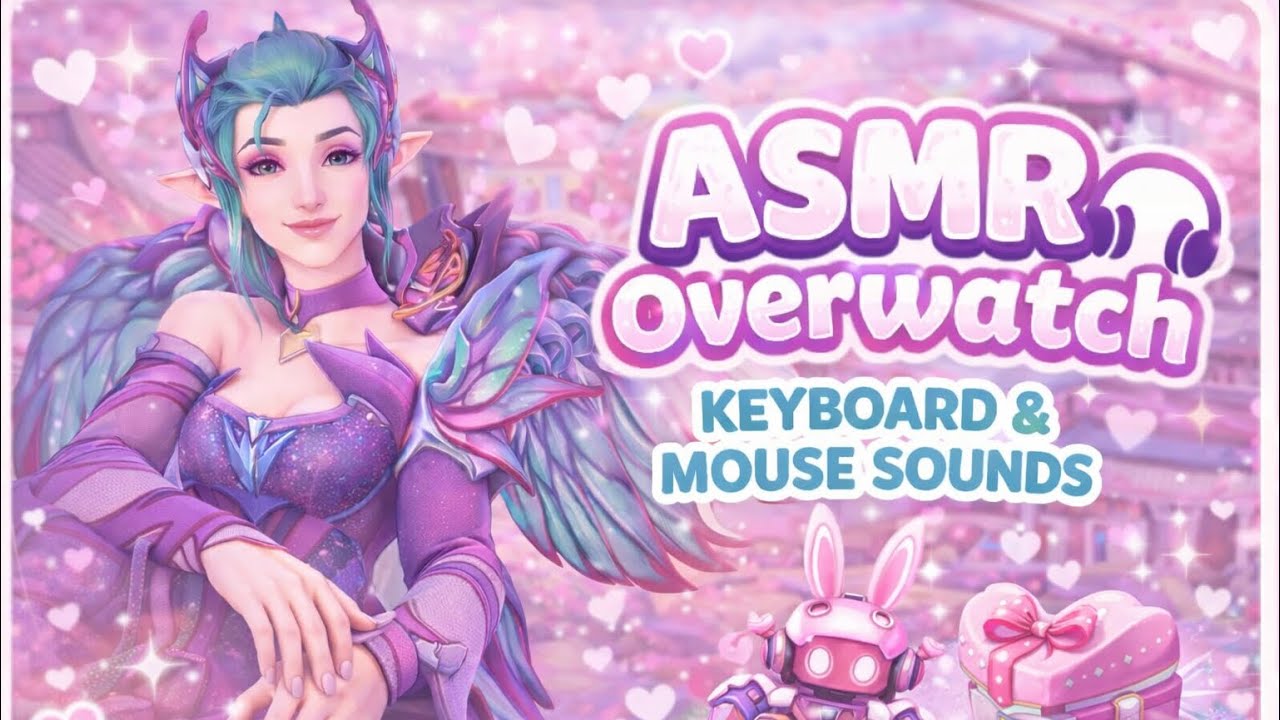 ASMR Overwatch | Mercy gameplay + skin dragee fairy | Mouse + keyboard sounds.