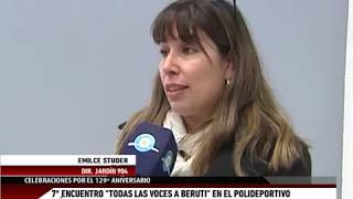 7º encuentro "Todas las voces a Beruti" en el Polideportivo