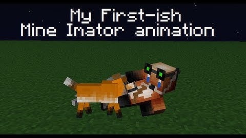 My first animation on Mine Imator