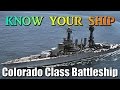 World of Warships - Know Your Ship #42 - Colorado Class Battleship