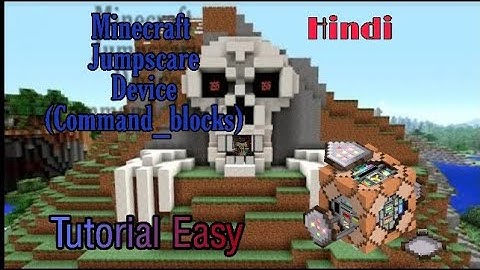 How to make A Jumpscare Device For players,Scary tutorial,(command_block), for Pe,PS4,Xbox,windows10