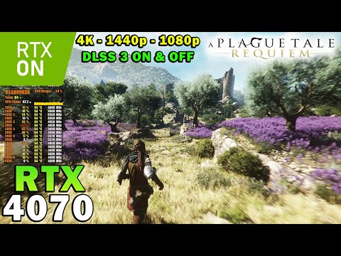 A Plague Tale: Requiem Ray Tracing | RTX 4070 | 5800X3D | 4K 1440p 1080p | Max Settings DLSS 3 FG