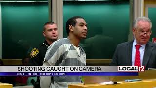 Suspect in Northside triple shooting appears in court