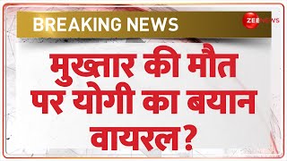 Mukhtar Ansari Death News Update: मुख्तार की मौत पर योगी का बयान वायरल? Postmortem Report|Last Rites