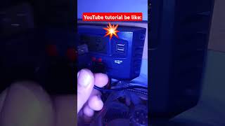 YouTube tutorial be like: #funny #memes #jokes #tutorial