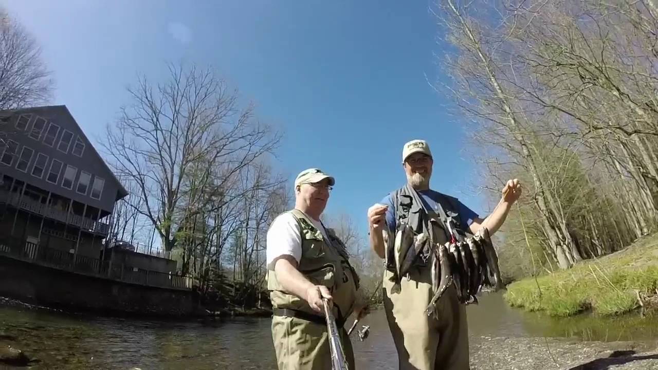 Gatlinburg/Little pigeon River-Trout fishing - YouTube
