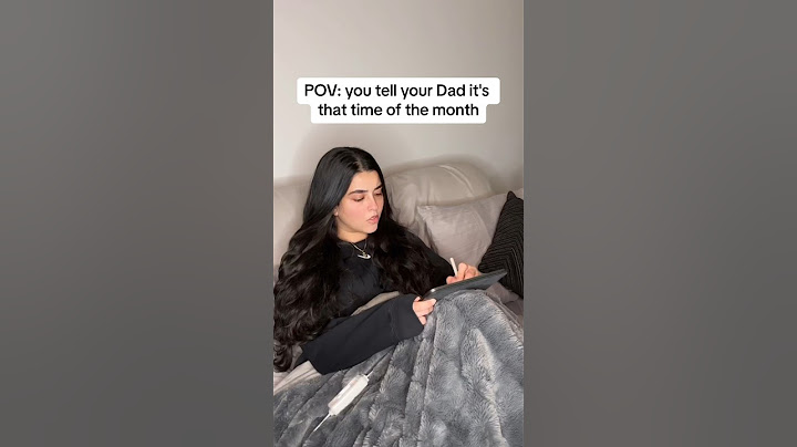 When you tell your Dad it’s that time of the month 😂
