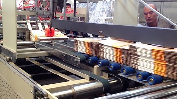 VFGSA 2600 Automatic Folder Gluer and Strapping Machine PP Band