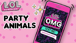 Halloween Party Animals | O.M.G. Text Me Season 1 Episode 3 | L.O.L. Surprise!