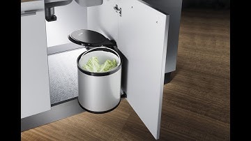 Cách lắp thùng rác tủ bếp đơn dưới khoang chậu rửa chỉ với 1 vài thao tác