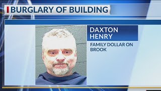 Man charged with burglary at Dollar General