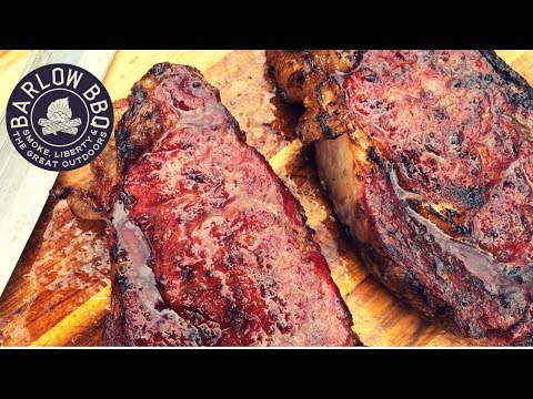 Reverse Sear Ribeye Using the Cold Grate Technique on the Weber Kettle Grill | Barlow BBQ