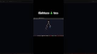 🎄 Amazing CSS Christmas Tree Design! 🎅✨ #Shorts