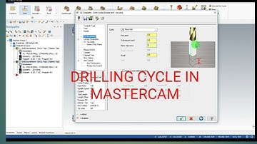 Drilling cycle | mastercam