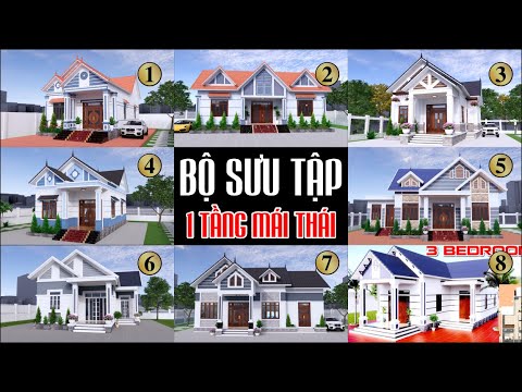 BỘ SƯU TẬP NHÀ 1 TẦNG MÁI THÁI CỦA KÊNH NHÀ ĐẸP (PHẦN 1)