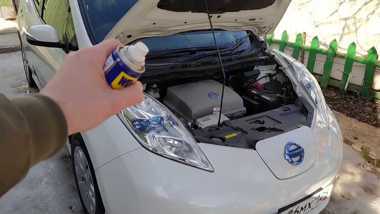 Nissan leaf установка птф