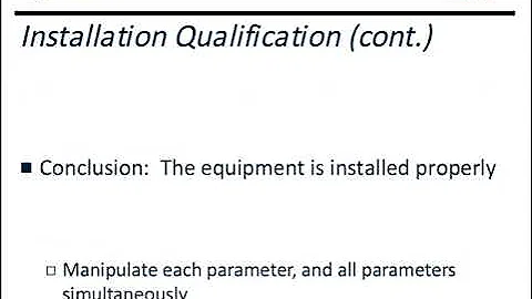 Equipment Validation, Tracking, Calibration, and Preventive Maintenance
