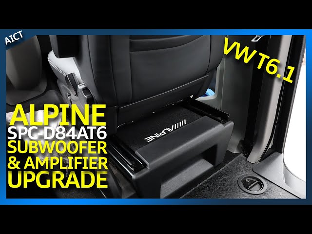 Alpine SPC-D84AT6 - VW Transporter T6 / T6.1 DSP Amplifier & Subwoofer -  YouTube