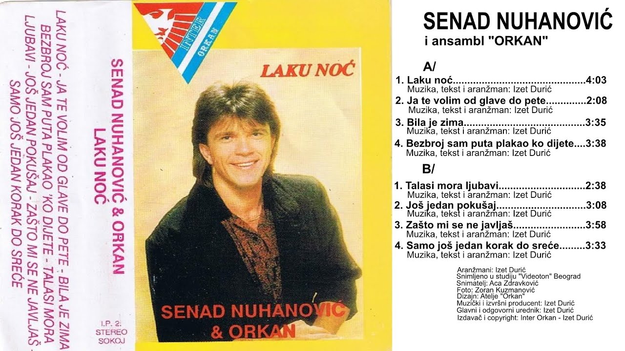 Senad Nuhanović -  Laku noć 🕛📻🌠♥ - Peti muzički album - 1991 - Audio