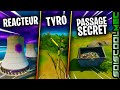 PLANER AU DESSUS DES RACTEURS DE STEAMY STACK UTILISER UNE TYROLIENNE ET UN PASSAGE SECRET FORTNITE