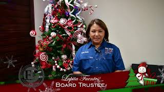 Happy Holidays from EPISD Board Trustee Ms. Lupita Fuentes