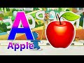 Phonics Song 2 with TWO Words in 3D - ABC Alphabet Songs A For Apple &amp; Music Sounds For Kids 838