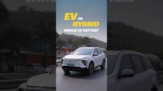 The big question: EV or Hybrid, which one’s better? #PowerDrift #XEV9S #MahindraElectricOriginSUVs